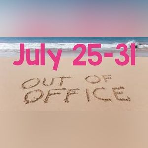 I’ll be away at a conference! SHOP NOW!